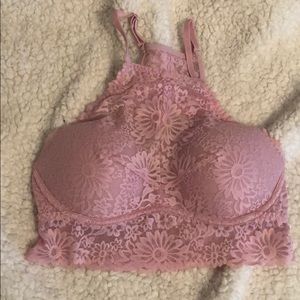 PINK high neck date bralette!